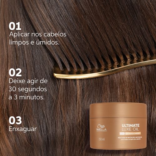 Máscara Wella Professionals Ultimate Luxe Oil 30ml