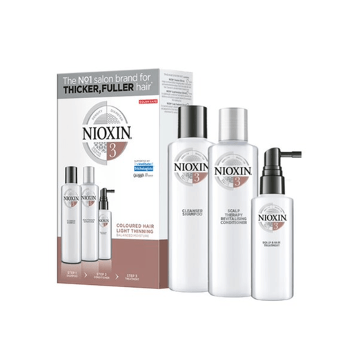 Kit de Tratamento Contra Afinamento Capilar Nioxin Trial Sistema 3